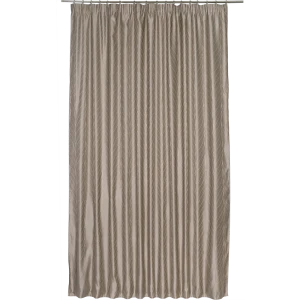 Штора на ленте «Брук» 200х280 см цвет серо-коричневый