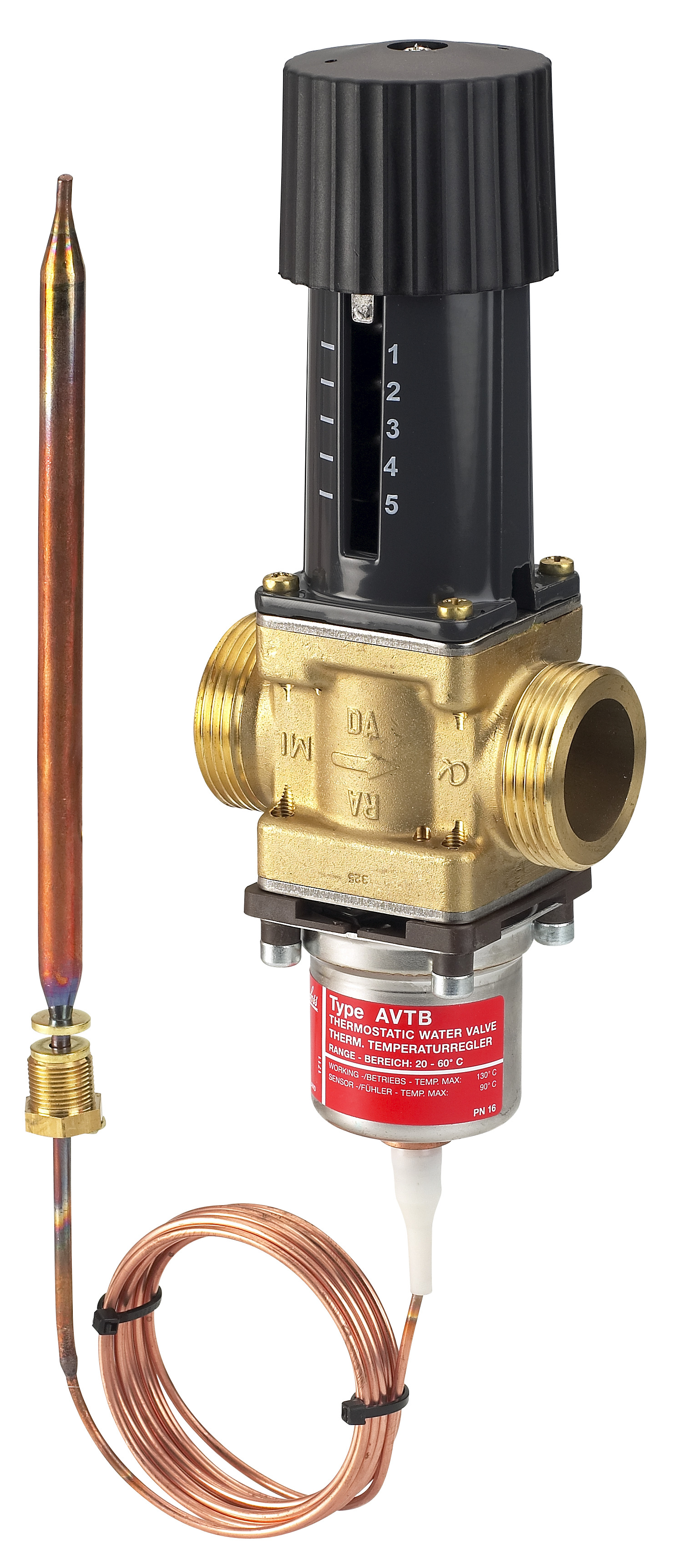 Danfoss Регулятор температуры AVTB Р-р темп.AVTB PN16 20/3,420-60/2M/н.р. 003N5115  - Вид №1