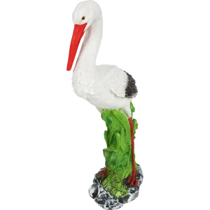 Садовая фигура Аист в камышах из искусственного камня 42 см 85106443