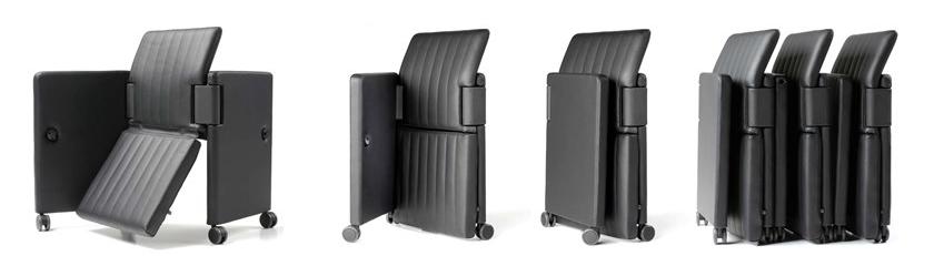 ESTEL GROUP Складное кресло для конференций из кожи sun-id-1405600 - Вид №20