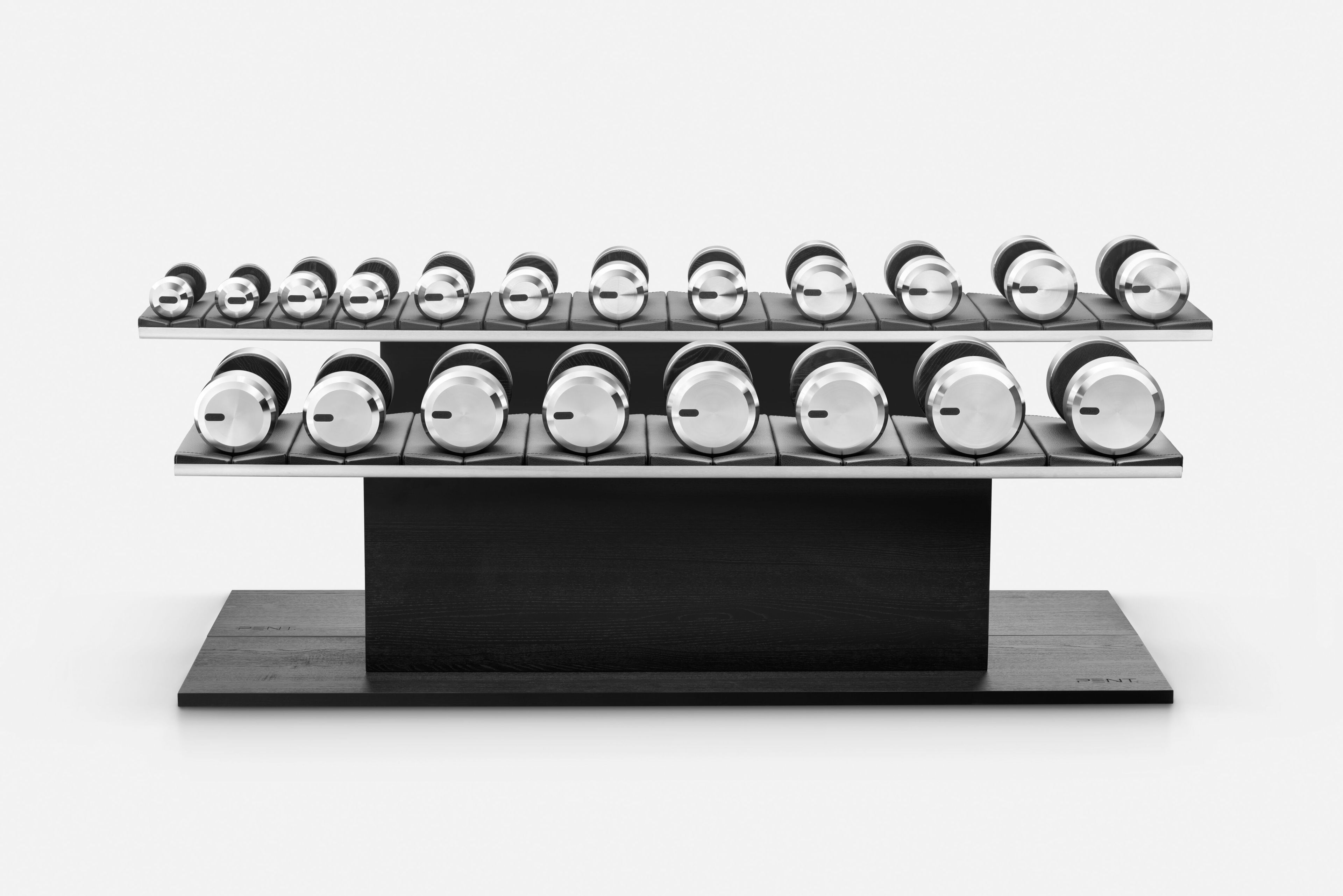 Набор гантелей из нержавеющей стали и дерева PENT Colmia ARCH-00105165 - Вид №4