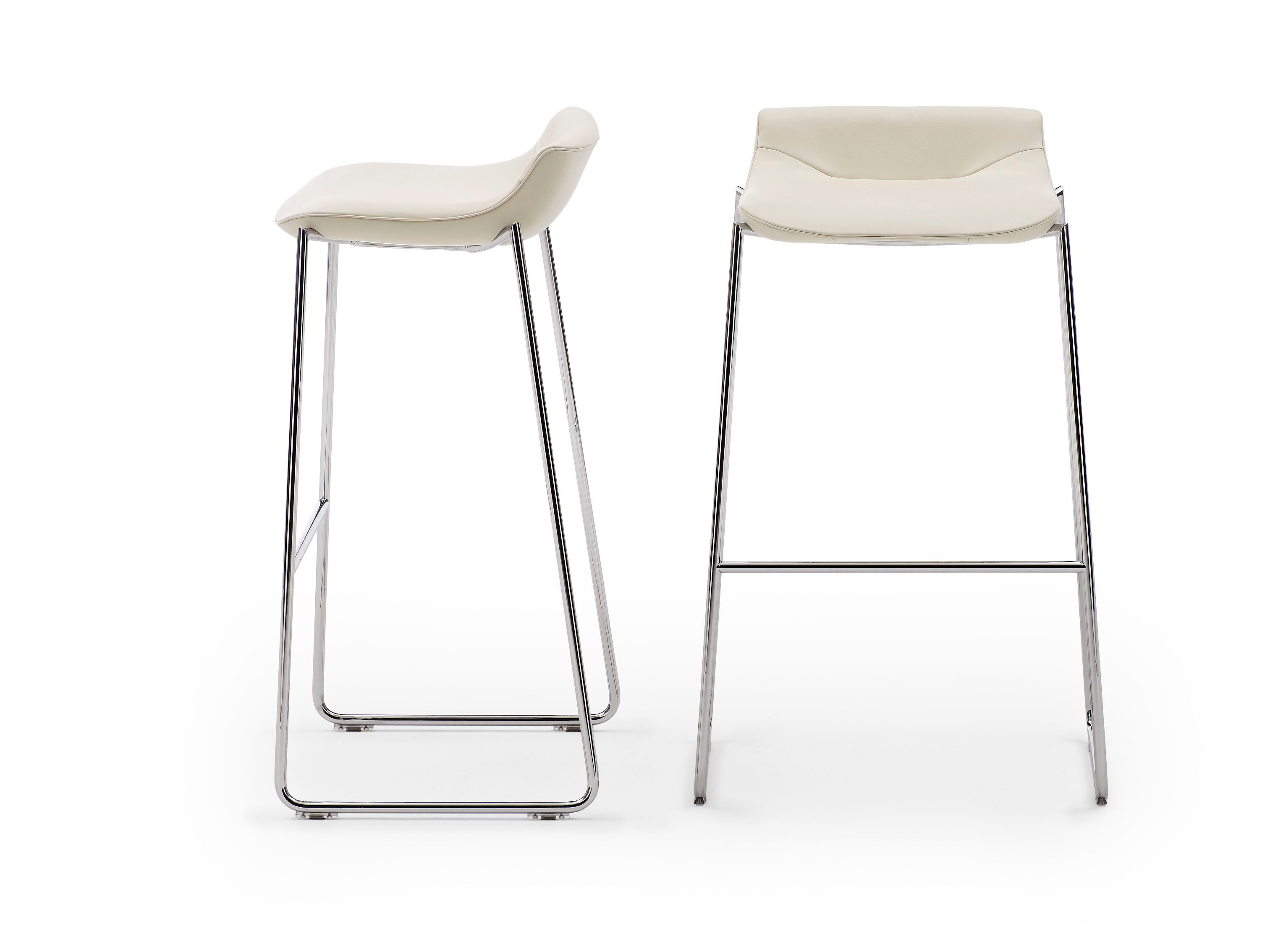 Высокий табурет из кожи и металла de Sede DS-717 ARCH-00041732