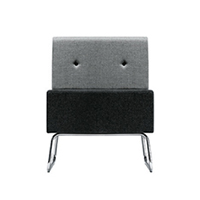 Abaco+ 812 Сиденье и спинка мягкие. Стальной каркас. Облицовка стен тканью. Et al. Abaco+