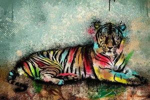 MOMENTI Авторский художественный принт Crazy home paintings Cff-008