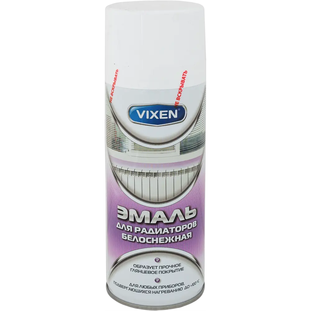 Эмаль аэрозольная для радиатора Vixen 500 мл цвет белый STLM-2103824