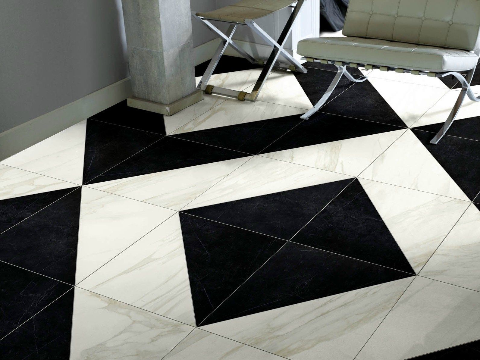 Пол из керамогранита с мраморным эффектом MARAZZI EVOLUTIONMARBLE ARCH-00075022 - Вид №14