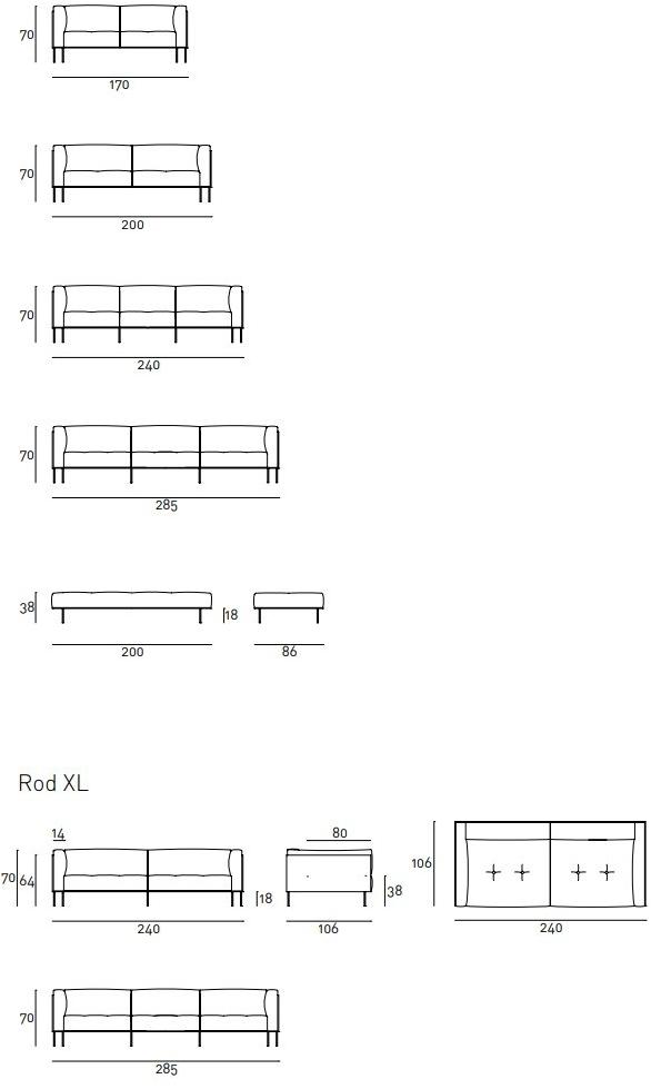 Living Divani Диван Rod sun-id-1385695 - Вид №3
