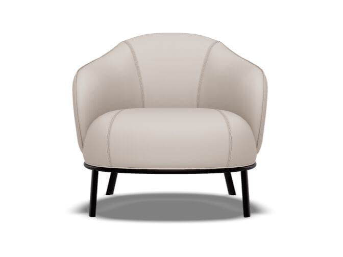 Кожаное кресло с подлокотниками Natuzzi Italia Botanic ARCH-00081717