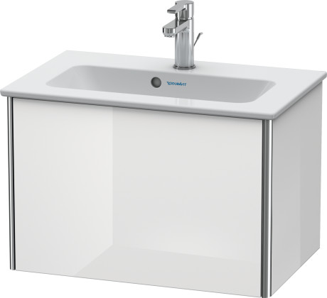 XS406509898 Тумбочка подвесная компакт XSquare #XS4065 610 x 388 мм Темно-синий шелковисто-матовый лак Duravit - Вид №2