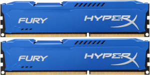 HX318C10FK2/16 16gb 1866mhz ddr3 cl10 dimm (kit of 2) hyperx fury blue series Kingston