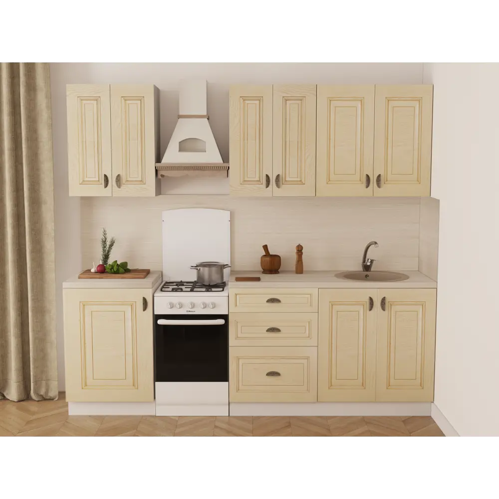 Столешница Браш 120x3.8x80 см ЛДСП цвет бежевый DELINIA STLM-2025249 - Вид №3