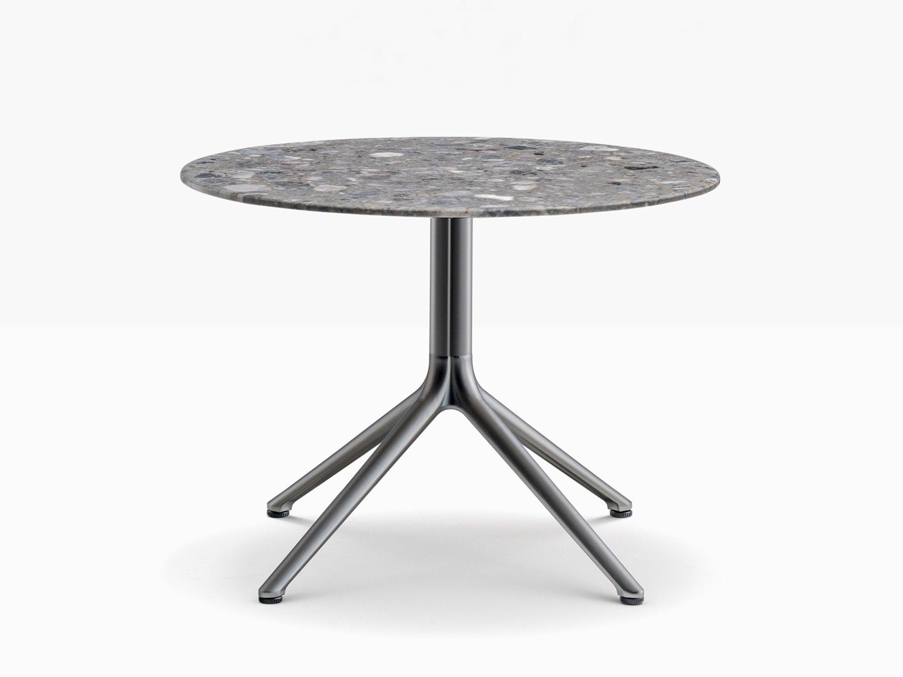 Литой алюминиевый круглый журнальный столик Pedrali Elliot ARCH-00023445 - Вид №1