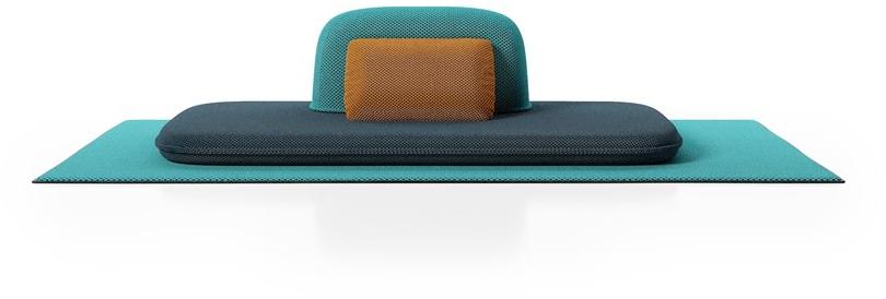 Liu Jo Living Collection Садовая кушетка из мягкой ткани Ceci est un caillou Cod - Вид №13