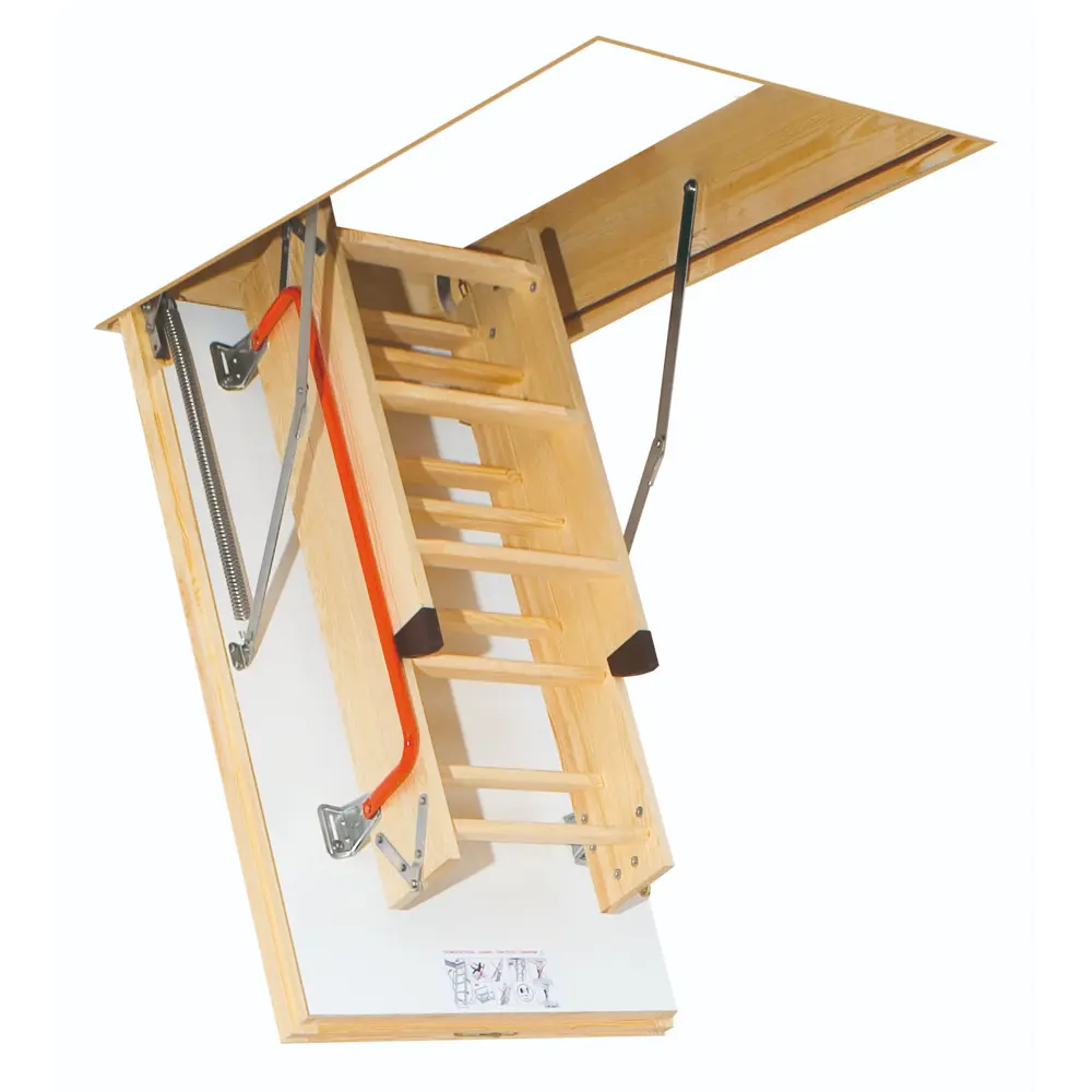 Лестница чердачная складная с секциями LTK 70x120х280 см Fakro STLM-2069338 - Вид №1