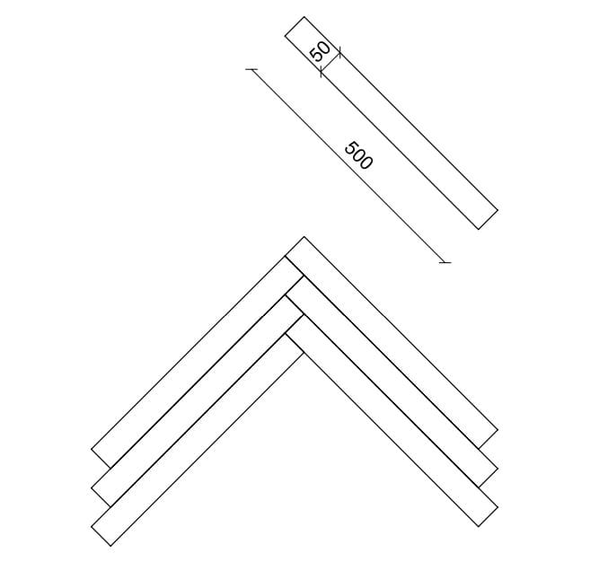 Дубовый паркет Bassano Parquet геометрия-Шипы ARCH-00019623 - Вид №2