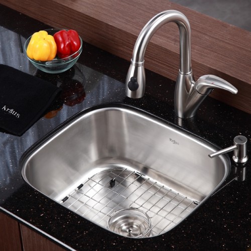 KBU11-KPF2121-SD20 Накладная раковина на столешницу  прямоугольная Krausru  - Вид №1