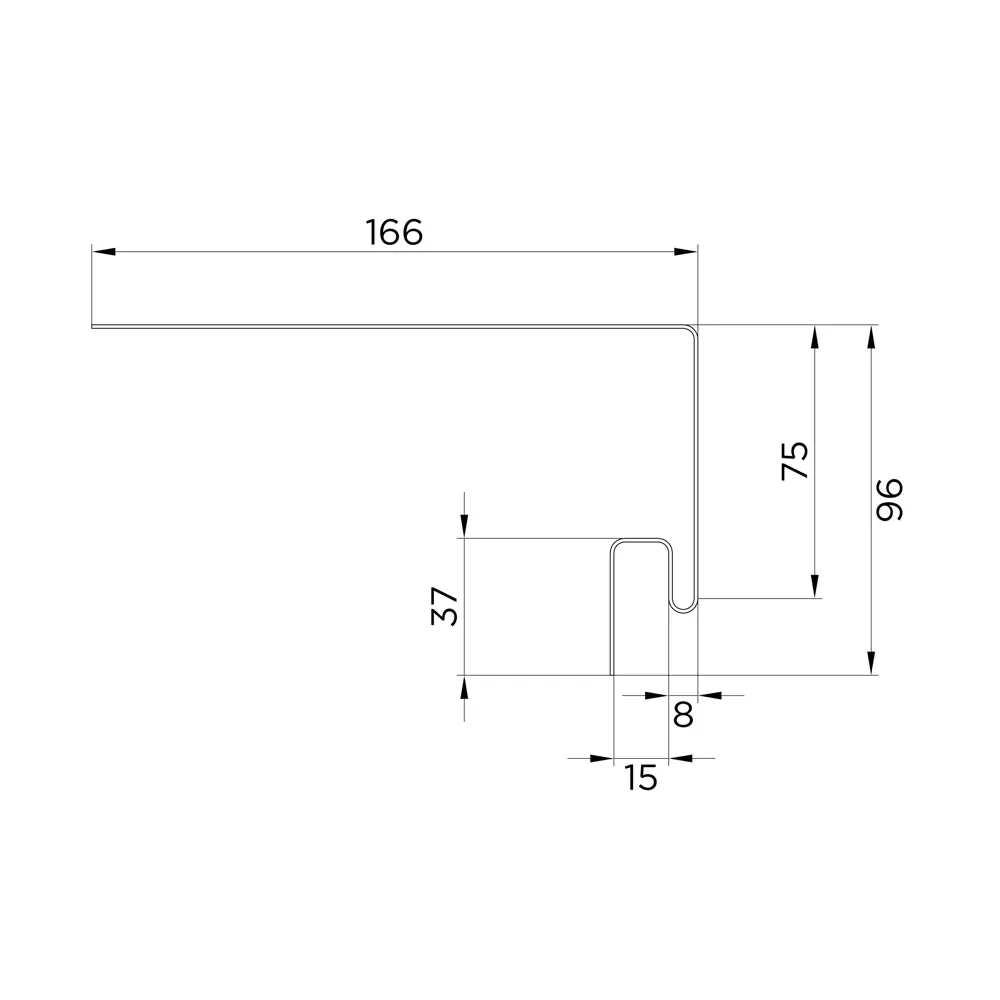Планка околооконная для фасадных панелей MONLID цвет белая 89410735 STLM-2129946  - Вид №3