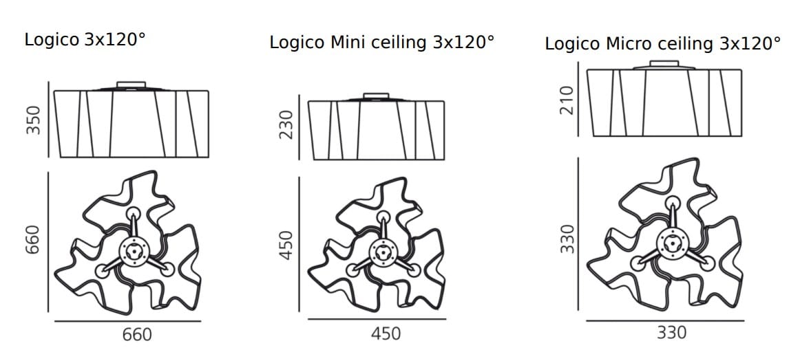 Выдувное стекло галогенная потолочная лампа Artemide Logico ARCH-00150866 - Вид №4
