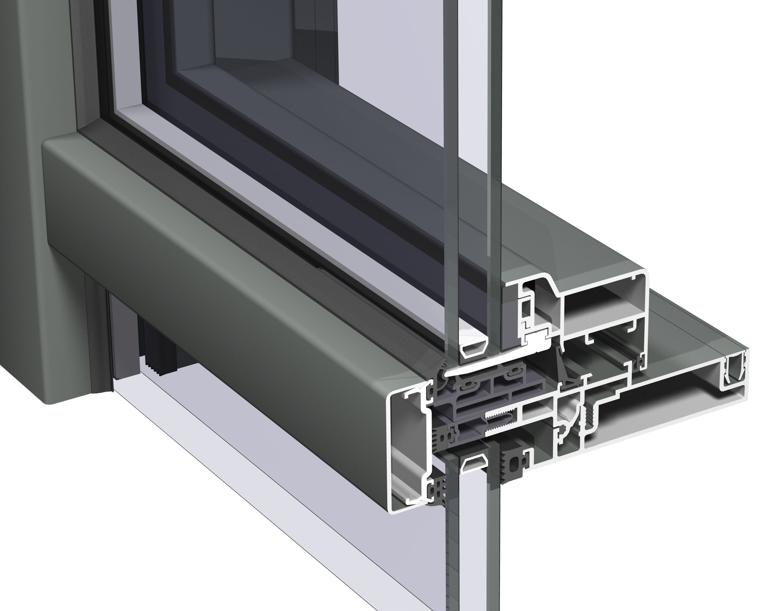 Система навесной стены Reynaers Aluminium ConceptWall ARCH-00053847 - Вид №13