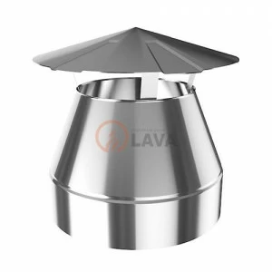 Оголовок-зонт LAVA 200/300, нерж. 439 (0,5)