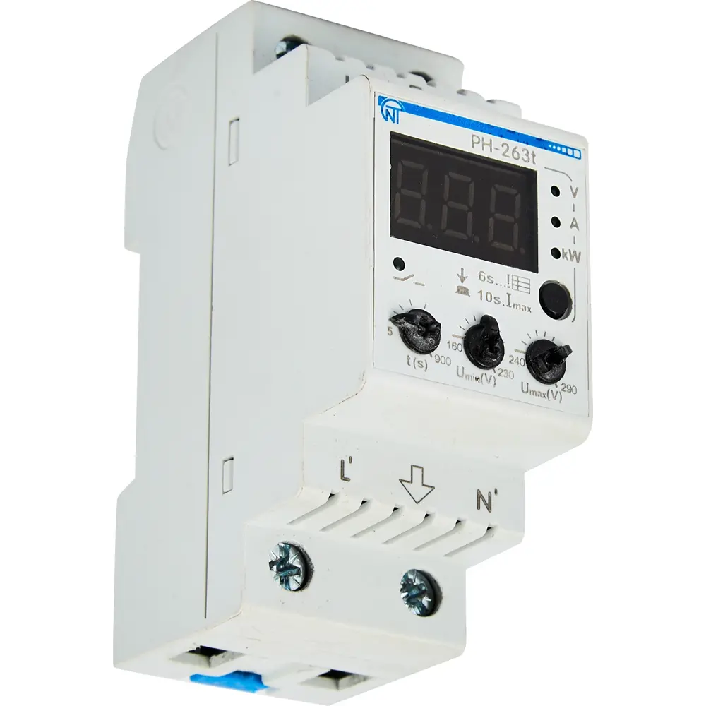 Реле контроля напряжения мультифункциональное РН-263Т НовАтек-Электро STLM-2075391