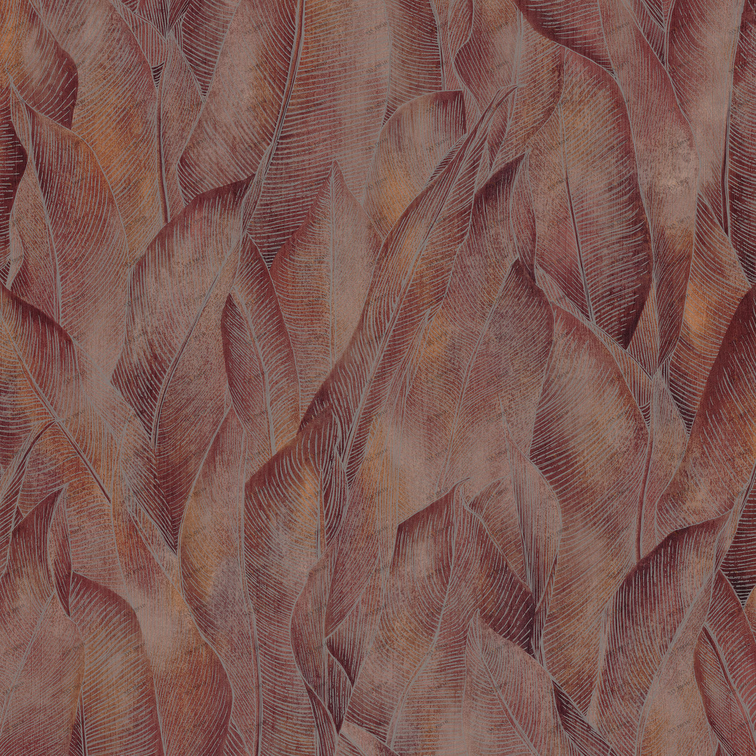 Рулон обоев CASAMANCE 73340359 Основа винил на бумаге ACAJOU