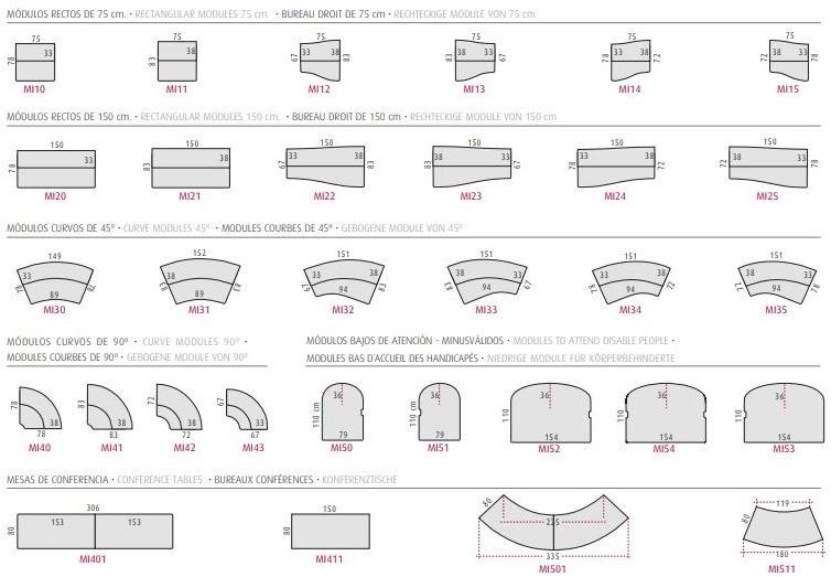 ACTIU Модульная стойка администратора sun-id-1390825 - Вид №21