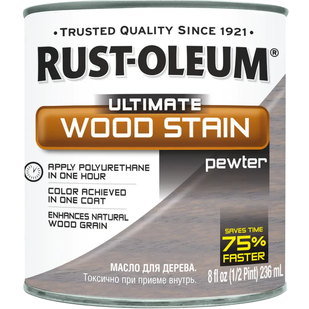 Масло тонирующее Ultimate цвет олово 0.236 л 82482322 STLM-2175178 RUST-OLEUM  - Вид №1