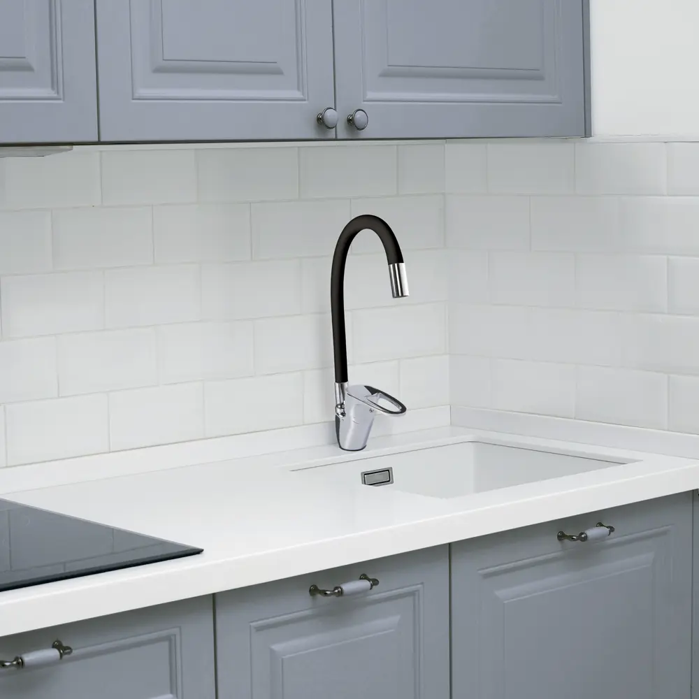 Santreyd Siena — элегантный смеситель для кухни в черном цвете 83580740 PV-2021b STLM-0042091 - Вид №7