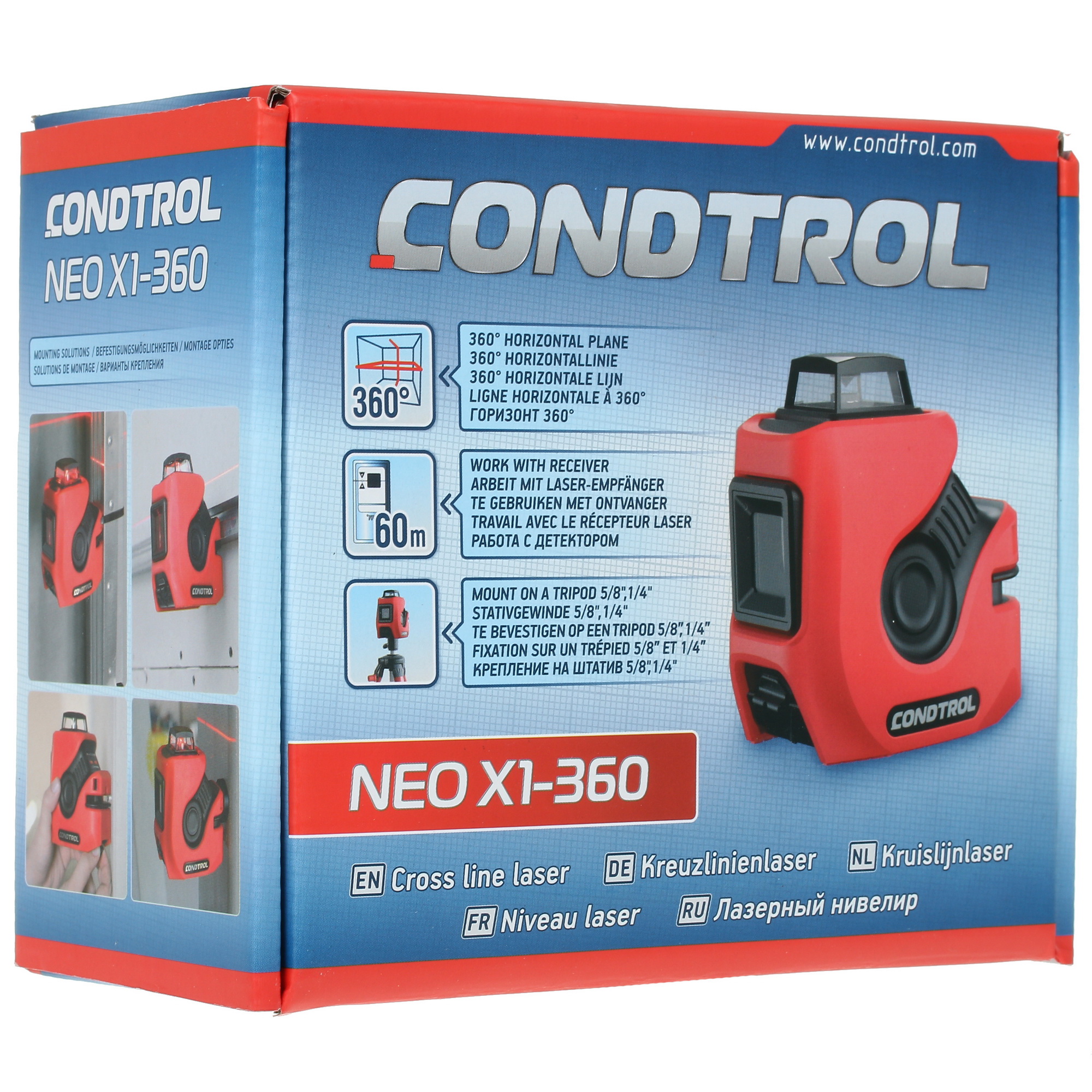 Лазерный нивелир Condtrol Neo X1-360 1308492 STDN-0007169 - Вид №8