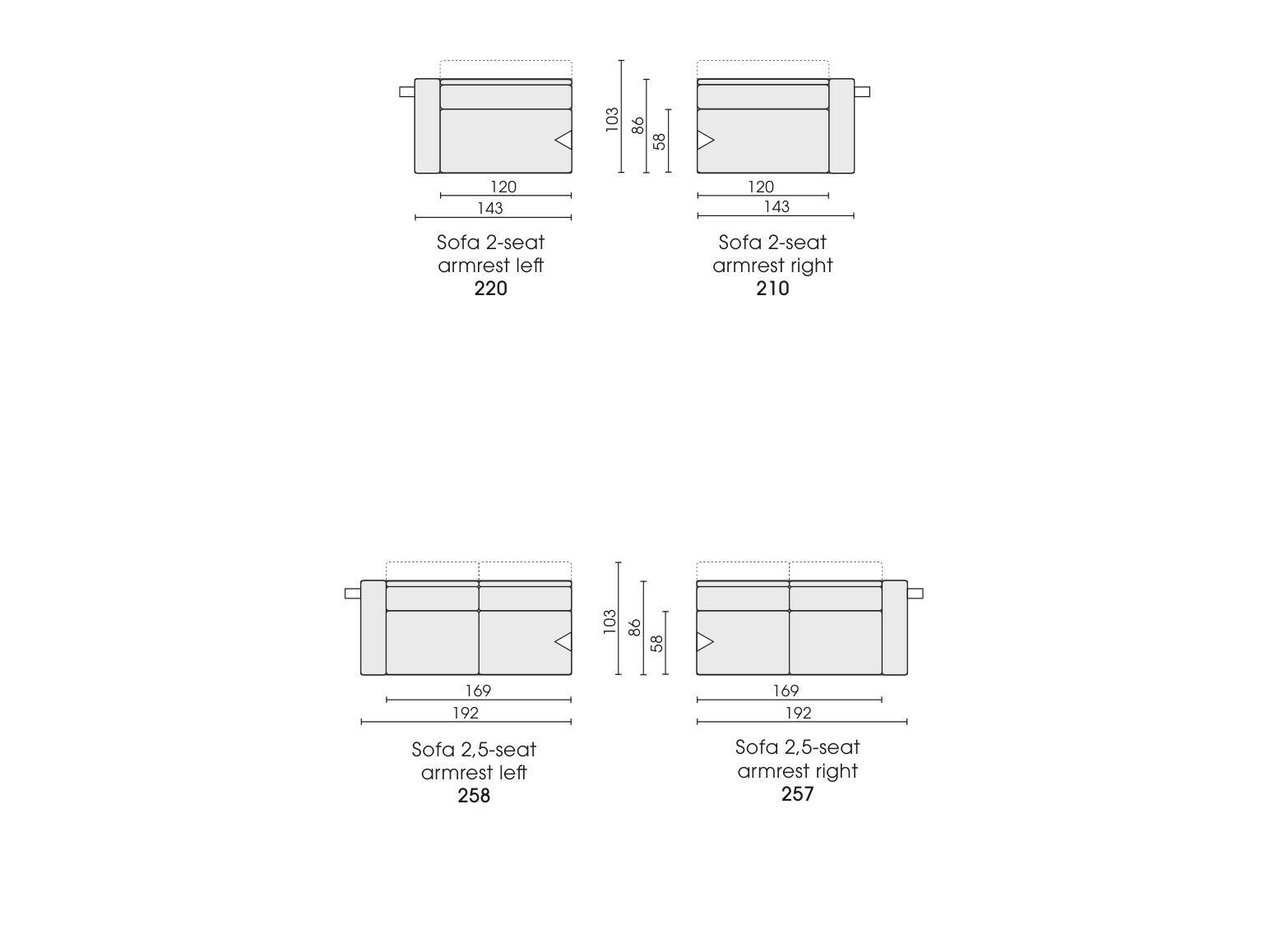 Модульный диван с полуостровом Bullfrog CABALLERO ARCH-00120423 - Вид №6
