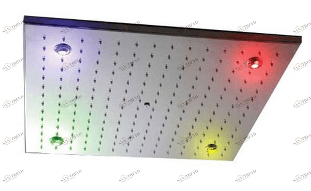 Верхний душ MIGLIORE Livorno, ML.LVN-35.370, хромотерапия, 50*50 см ML.LVN-35.370.CR