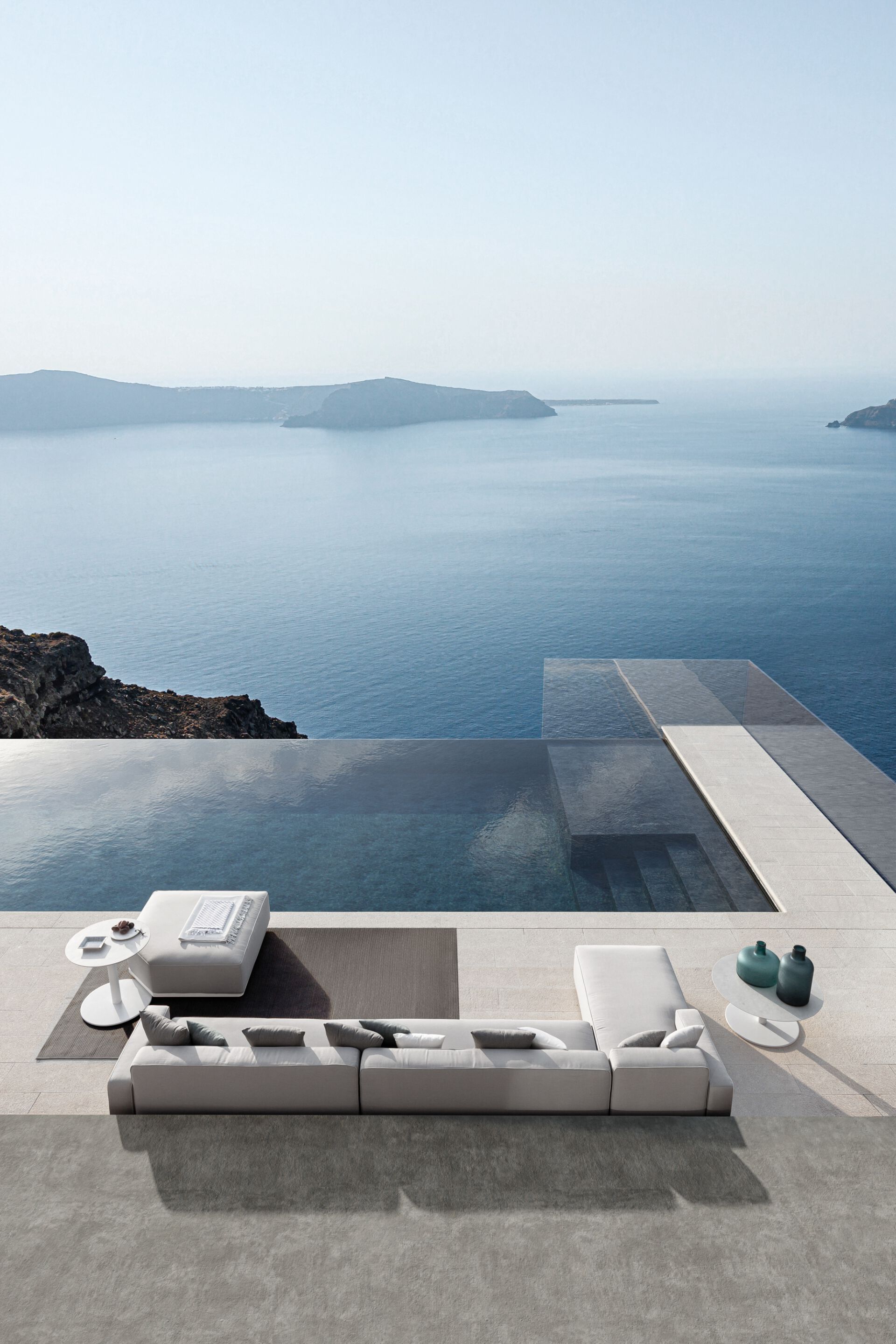 Модульный тканевый садовый диван с полуостровом Atmosphera Лагуна .25 ARCH-00145589 - Вид №2