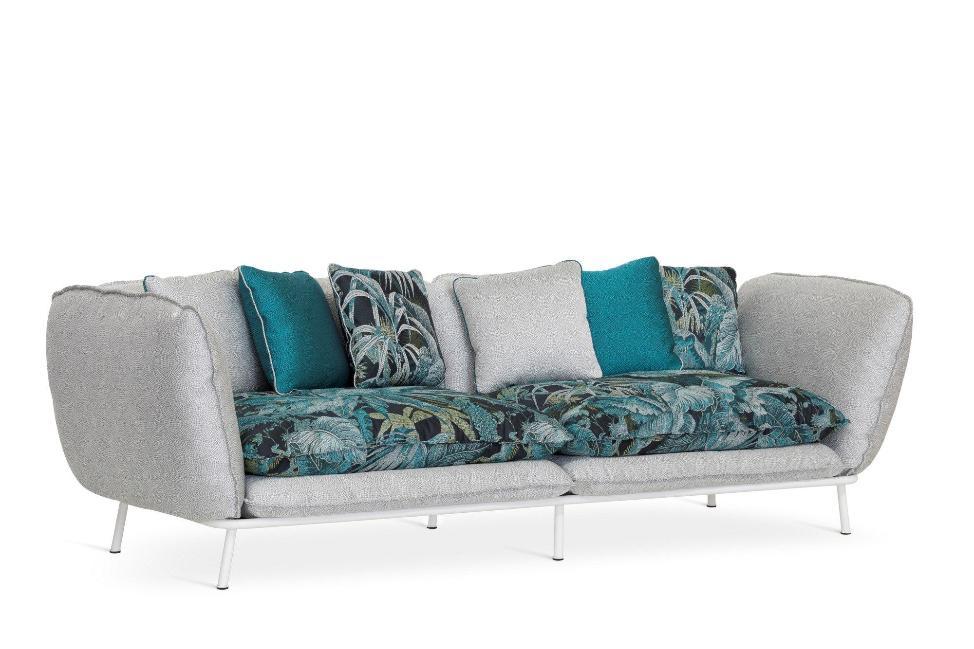 2-местный тканевый съемный садовый диван Sicis Lipari ARCH-00064278 - Вид №1