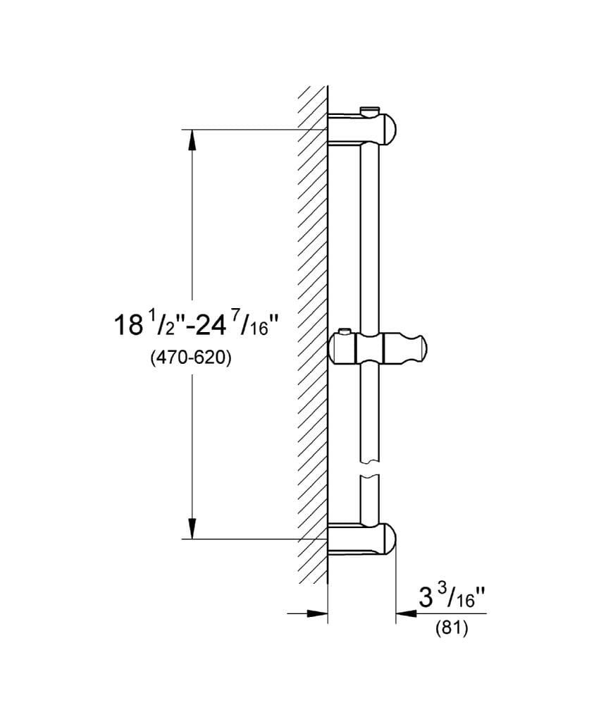 Выдвижной стержень вверх и вниз Grohe Euphoria ARCH-00033441 - Вид №3