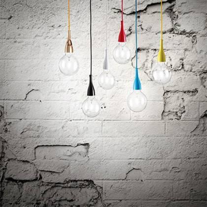 Подвесной светильник Ideal Lux Minimal SP1 Bianco IDEAL LUX MINIMAL 071637 Белый - Вид №1