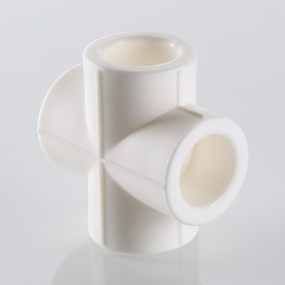 VTp.741.0.040 Фитинг полипропиленовый – крестовина Valtec 40 мм  - Вид №12