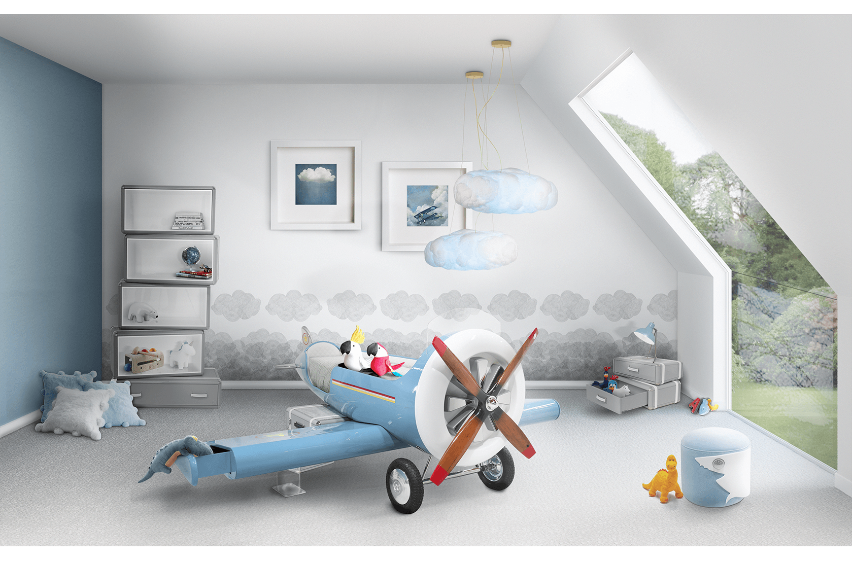 CIST33 Детские пуфики Акула Circu  - Вид №8