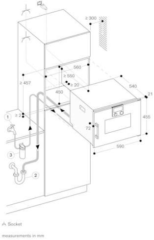 Gaggenau Комбинированная стеклянная печь Serie 200 Bsp261131  - Вид №1
