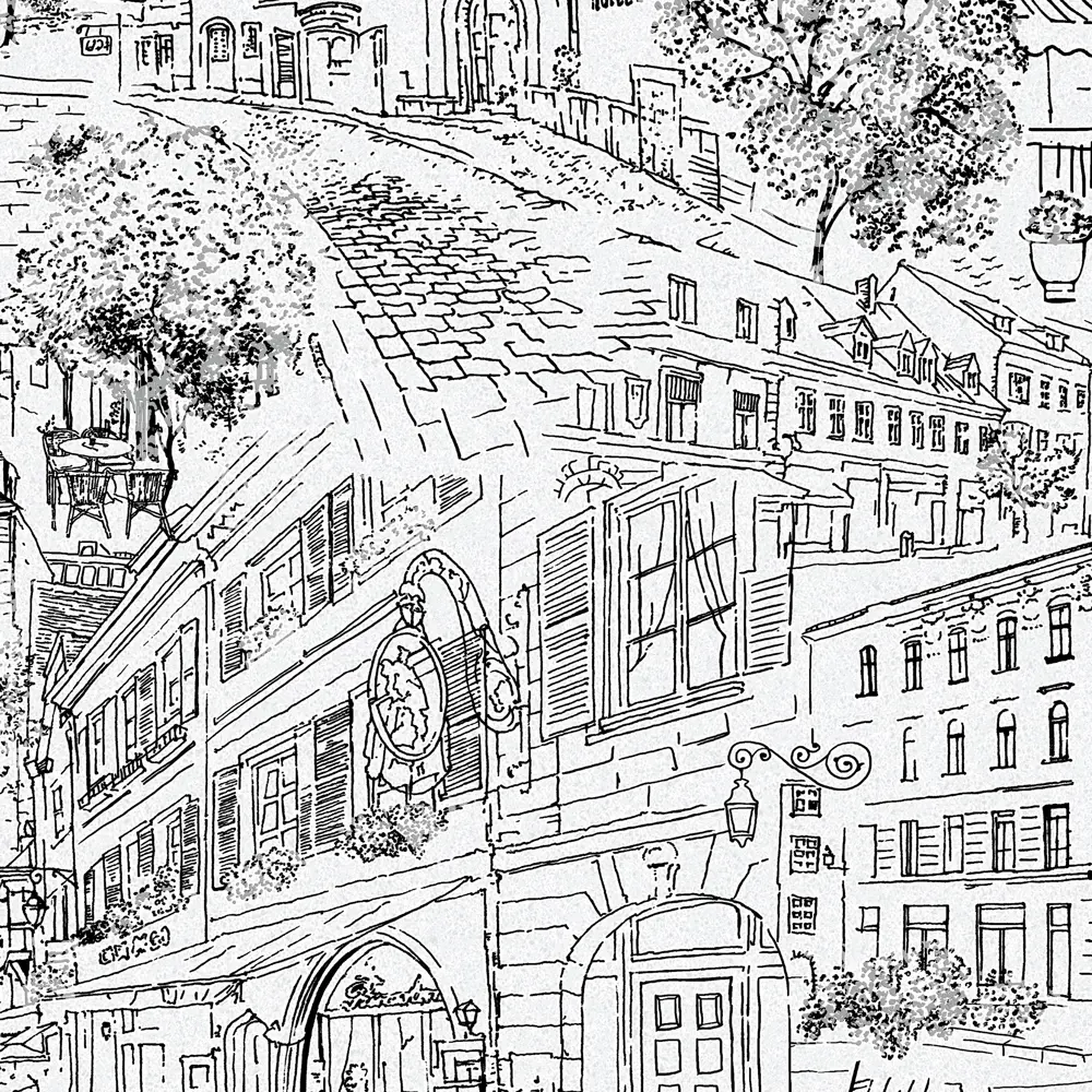 Обои флизелиновые New Age Citi Life черно-белые 1.06 м 167215-92 STLM-2197039 - Вид №1