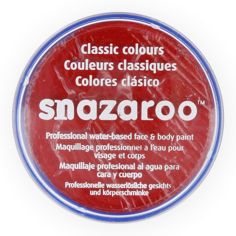 1118055 Краски для лица и тела 18 мл красный Snazaroo 