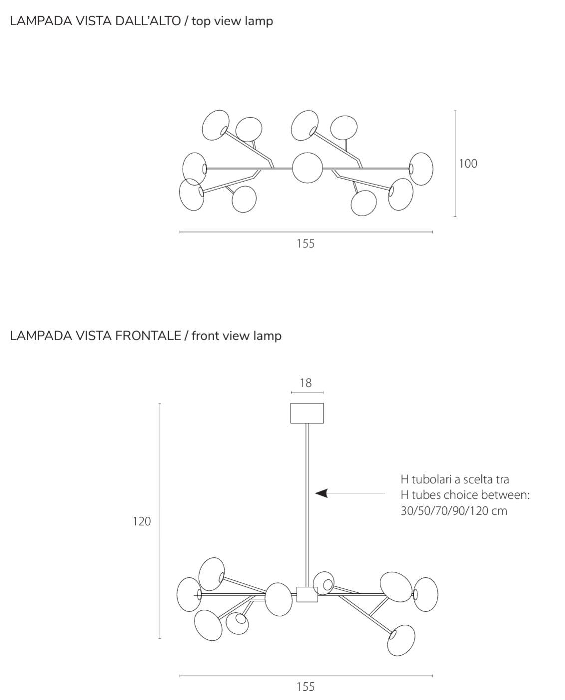Окрашенный металлический подвесной светильник RIFLESSI Рами ARCH-00128763 - Вид №3