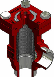 Danfoss FIA — корпус фильтра Корпус для фильтра FIA 100 A STR 148B6009  - Вид №2