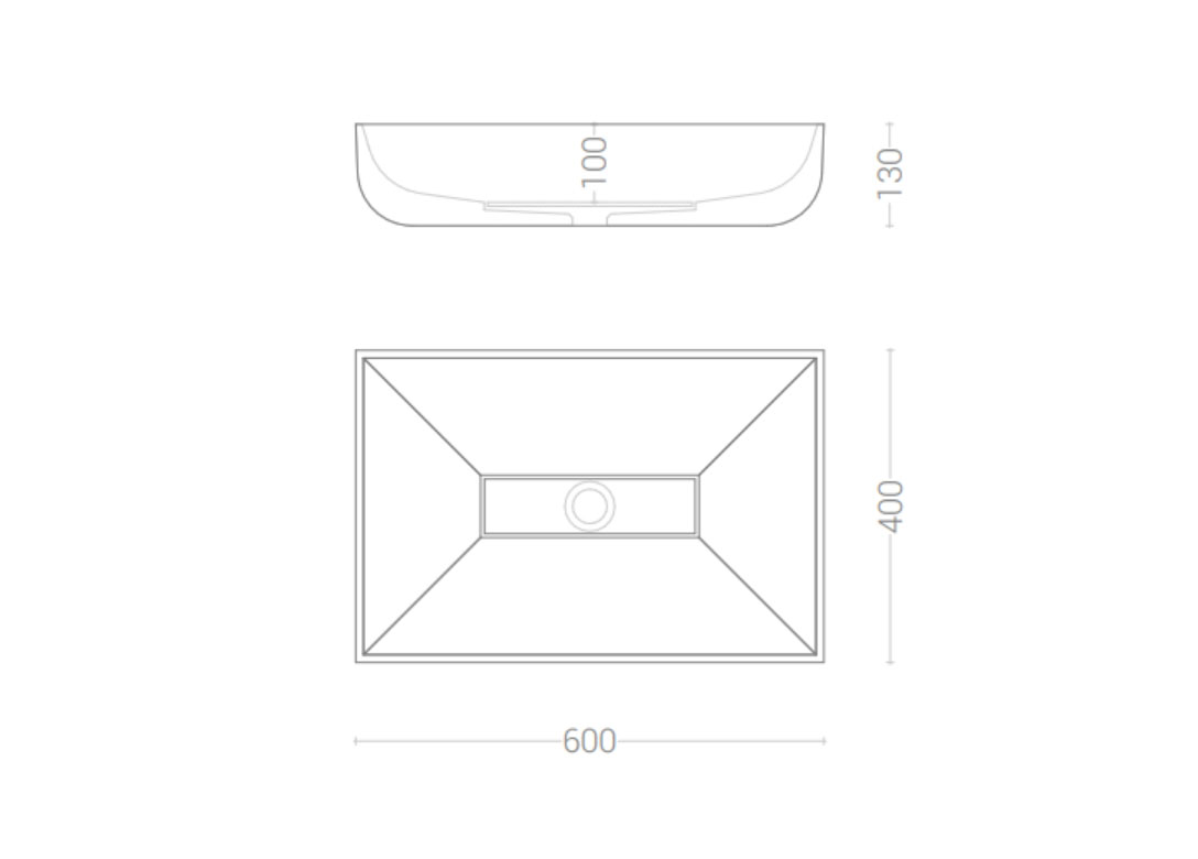 WВ-605 Раковина из бетона WB-605 BET-ON BetOn  - Вид №5