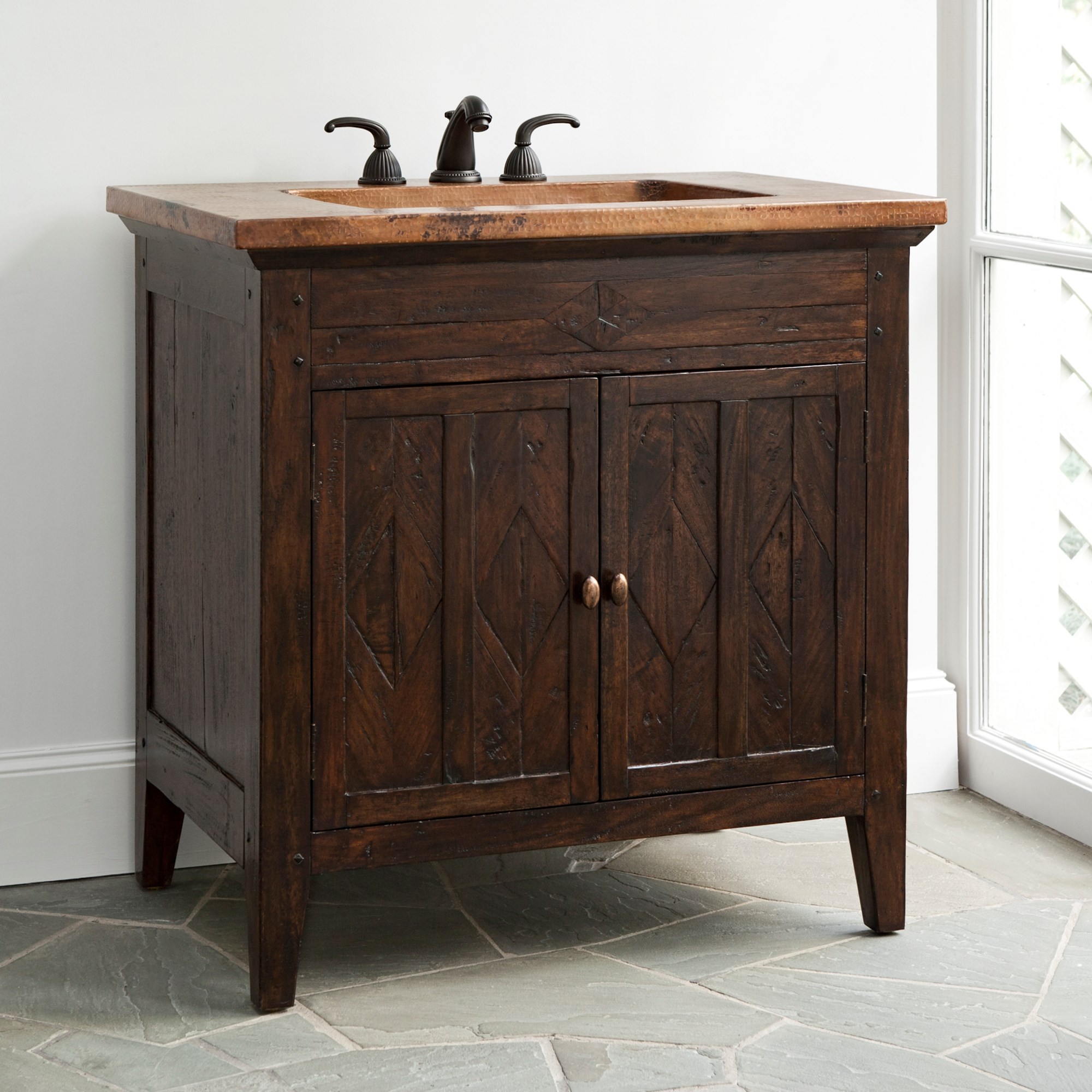 Тумбочка, средняя (от 34 до 36,5) 17518-110-309 Cobre Sink Chest Ambella  - Вид №2