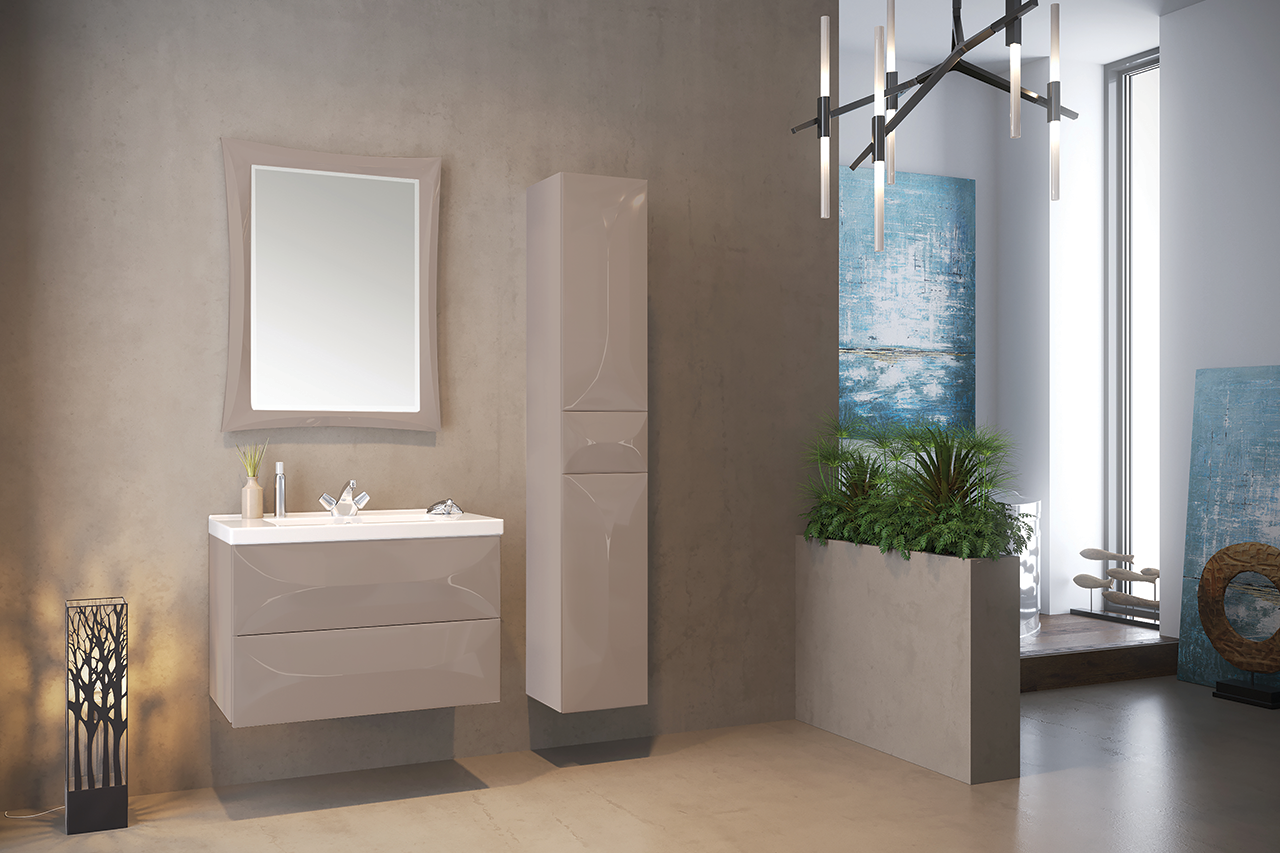 У72500 Зеркало Elegant 65*90 Cappuccino 1 Marka Art