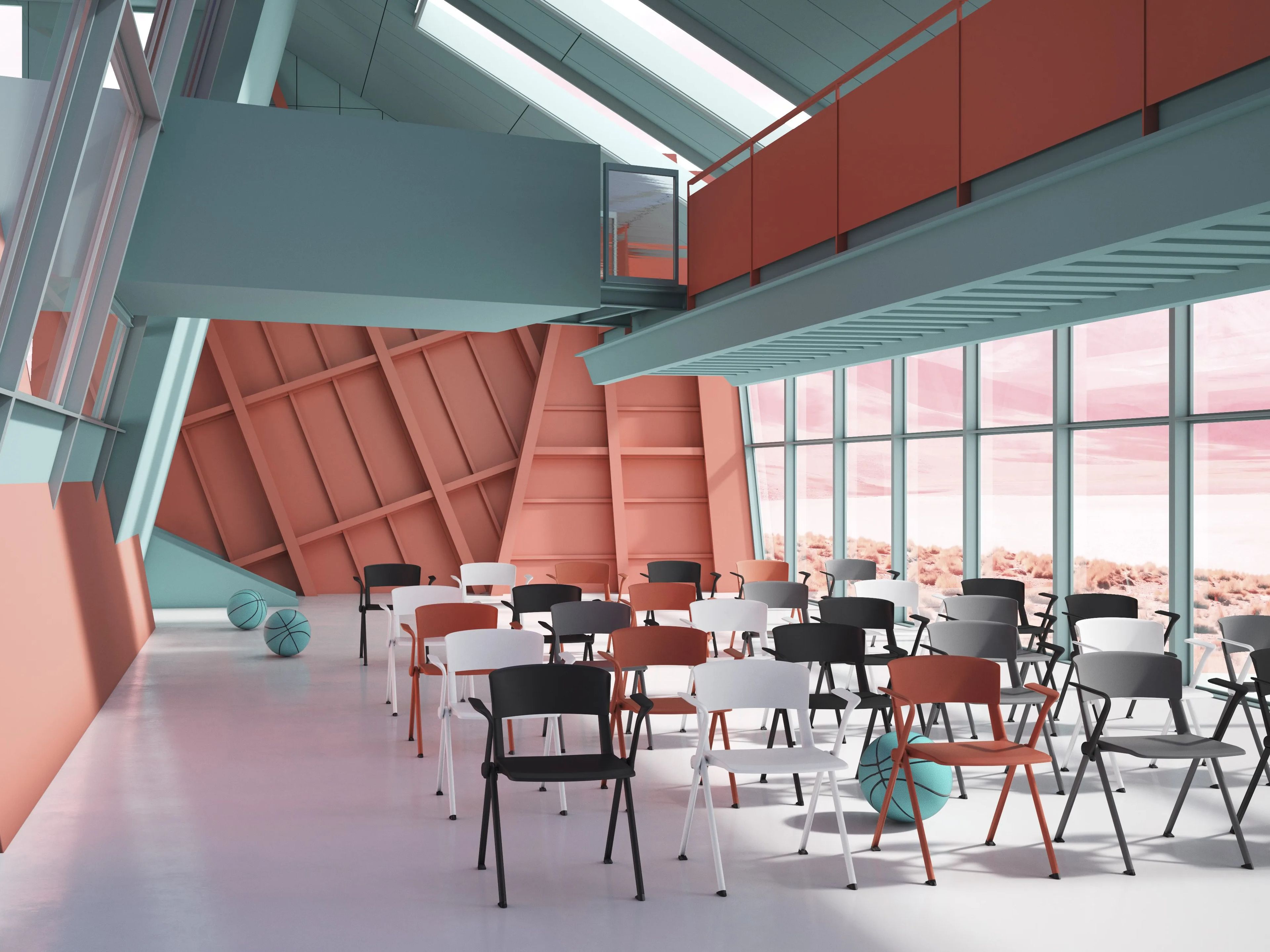 Стул для конференций из полипропилена с подлокотниками SITLOSOPHY® Yugen ARCH-00147976 - Вид №4