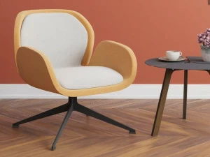 Ersa Кресло из ткани с 4 спицами и подлокотниками Likha