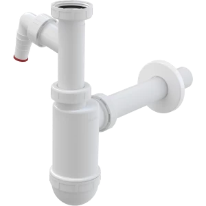 Сифон для умывальника DN32 со штуцером и накидной гайкой 5/4"