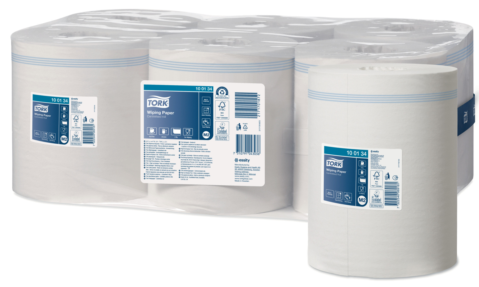 10013438 Бумажная салфетка для легких загрязнений Tork 